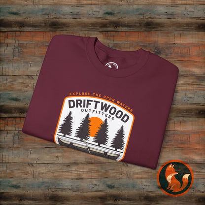 Driftwood Outfitters Crewneck Sweatshirt - Cozy Unisex Pullover for Outdoor Lovers, Perfect for Camping, Hiking, or Casual Wear, [...]