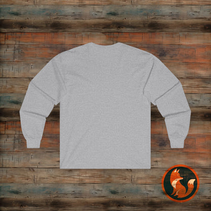 Desert Sunset Long Sleeve Tee, Prickly Path Graphic Shirt, Texas Desert Apparel, Unisex Casual Wear, Nature Lover Gift
