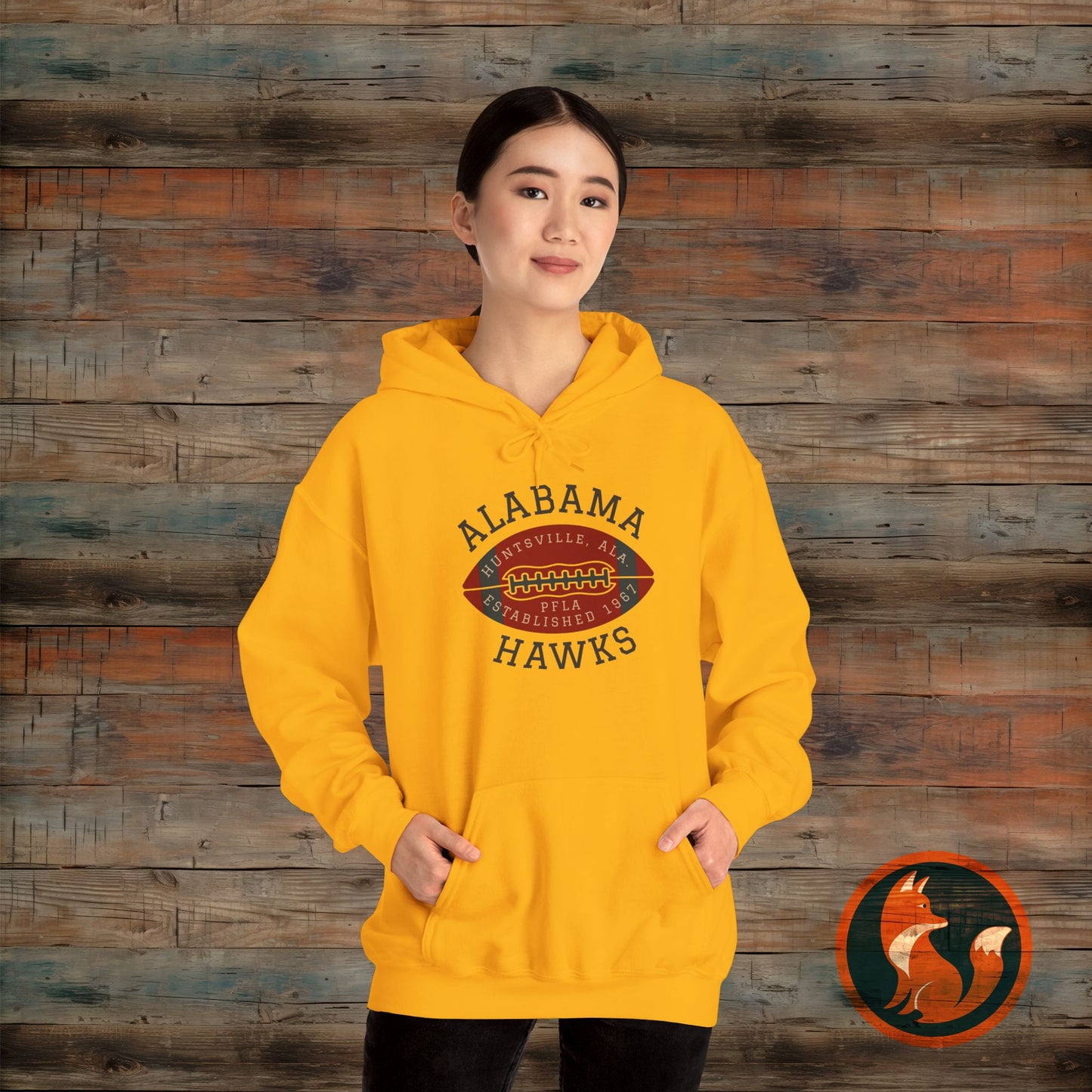 Alabama Hawks Football Sweatshirt, Unisex Casual Hoodie, Team Spirit Gear, Perfect for Game Days, Comfortable All-Season Wear