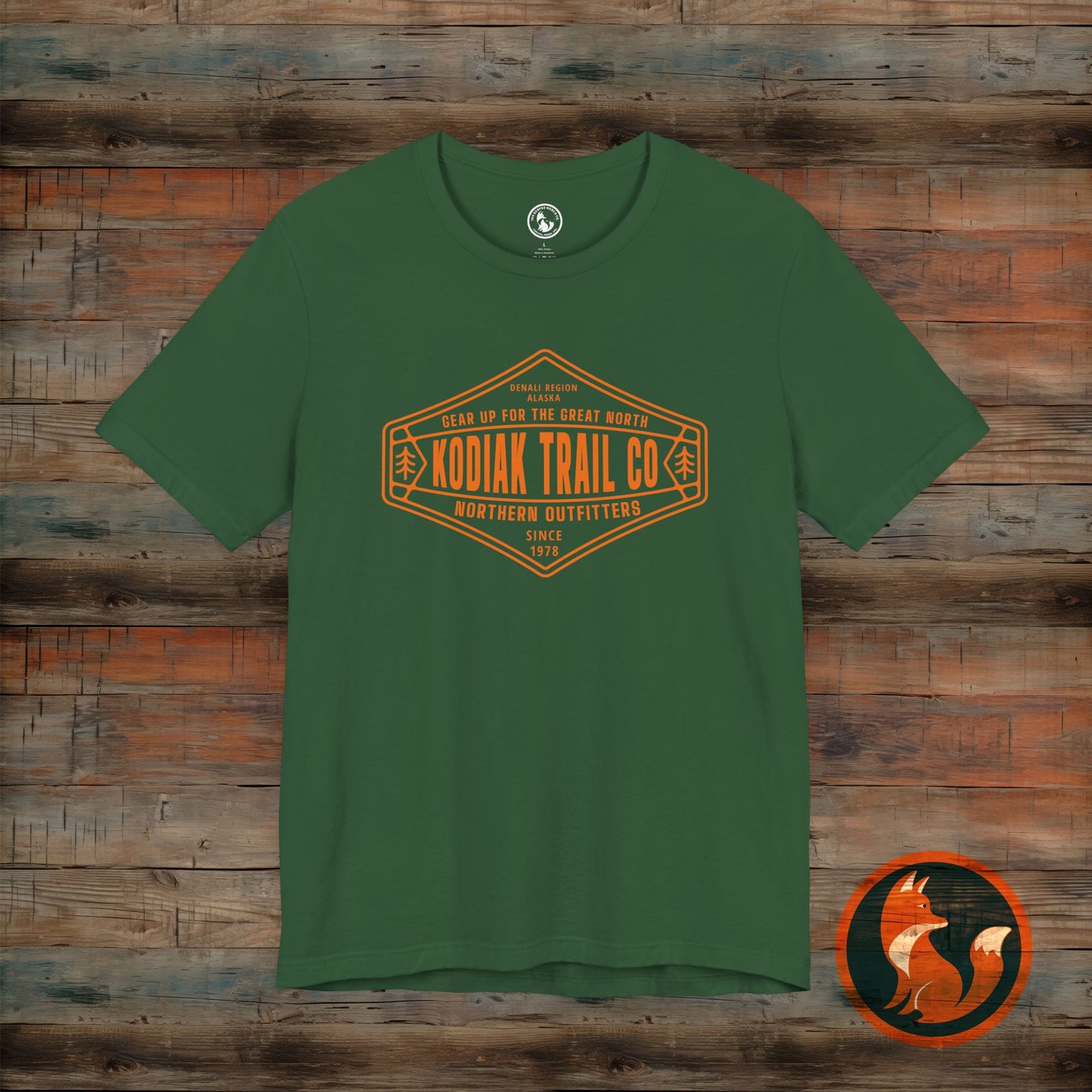 Rustic Outdoor Adventure Tee, Hiking Shirt, Vintage Style T-Shirt, Kodiak Trail Co Shirt, Great Outdoors Apparel