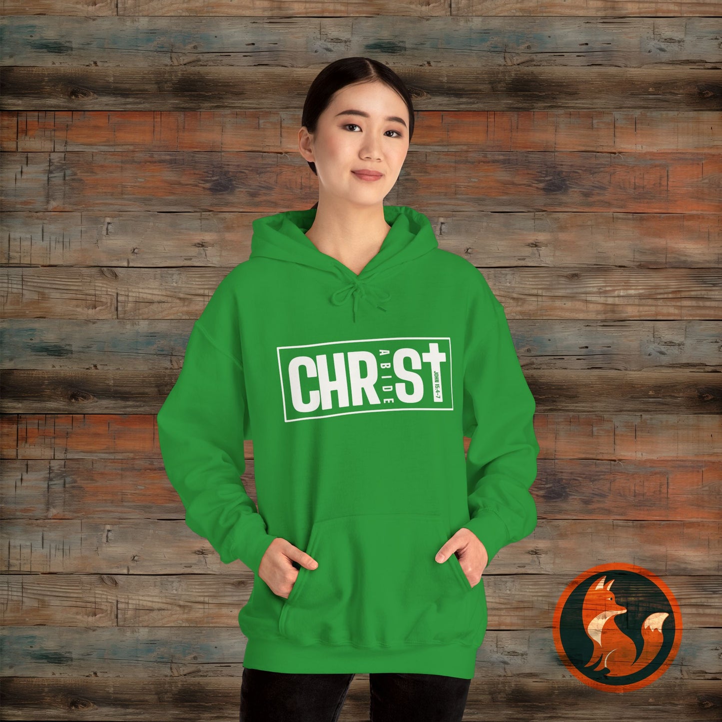 Faith-Inspired Hoodie with Christ Design | Cozy Christian Apparel, Unisex Sweatshirt, Casual Wear, Gift for Believers, Church Events