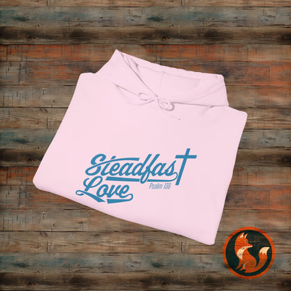 Steadfast Love Hoodie, Cozy Unisex Sweatshirt for Relaxed Vibes, Perfect Gift for Friends and Family, Ideal for Casual Wear, [...]