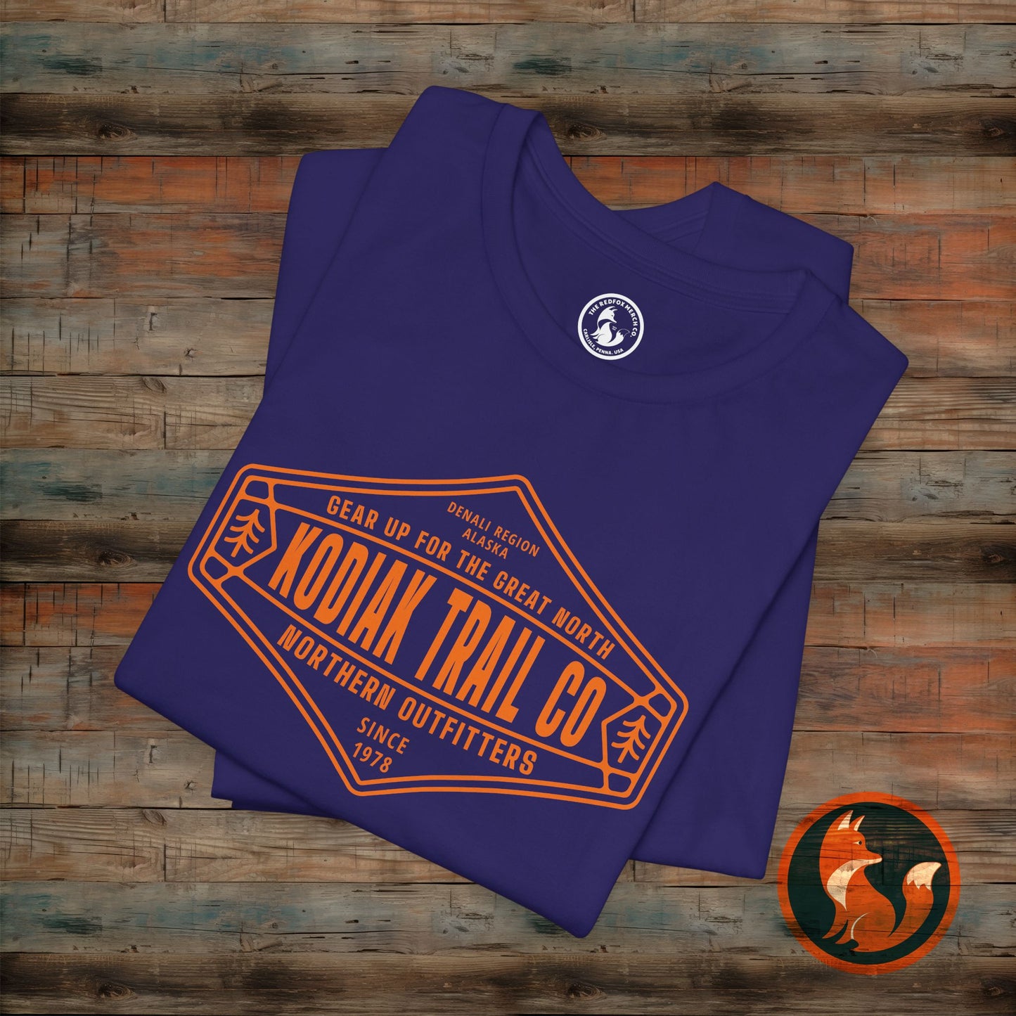 Rustic Outdoor Adventure Tee, Hiking Shirt, Vintage Style T-Shirt, Kodiak Trail Co Shirt, Great Outdoors Apparel