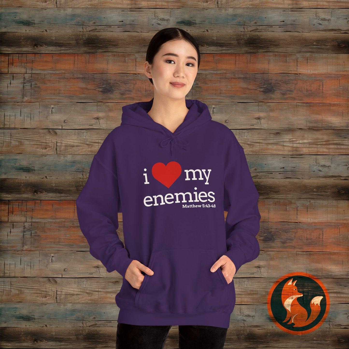 I love My Enemies Hoodie - Unisex Heavy Blend Sweatshirt, Christian Apparel, Gift for Faith Lovers, Inspirational Clothing, Cozy [...]
