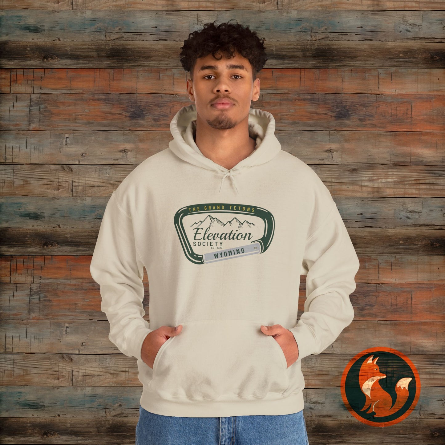 Elevation Society Hoodie, Cozy Unisex Sweatshirt for Outdoor Adventures, Perfect for Friends, Gift for Grads, Casual Wear, Travel