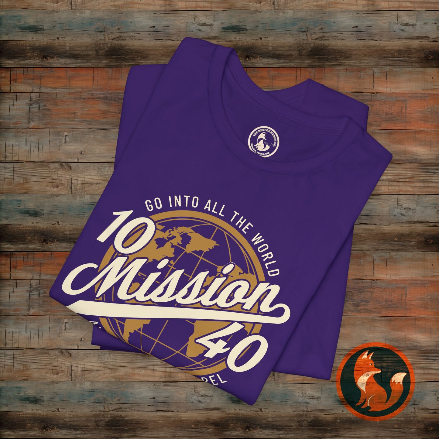 Inspirational Mission Tee, Faith-Based Shirt, Unisex Graphic T-Shirt, Christian Apparel, Gift for Believers, Church Events