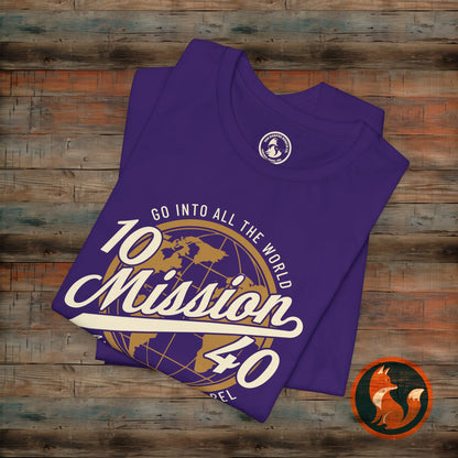 Inspirational Mission Tee, Faith-Based Shirt, Unisex Graphic T-Shirt, Christian Apparel, Gift for Believers, Church Events