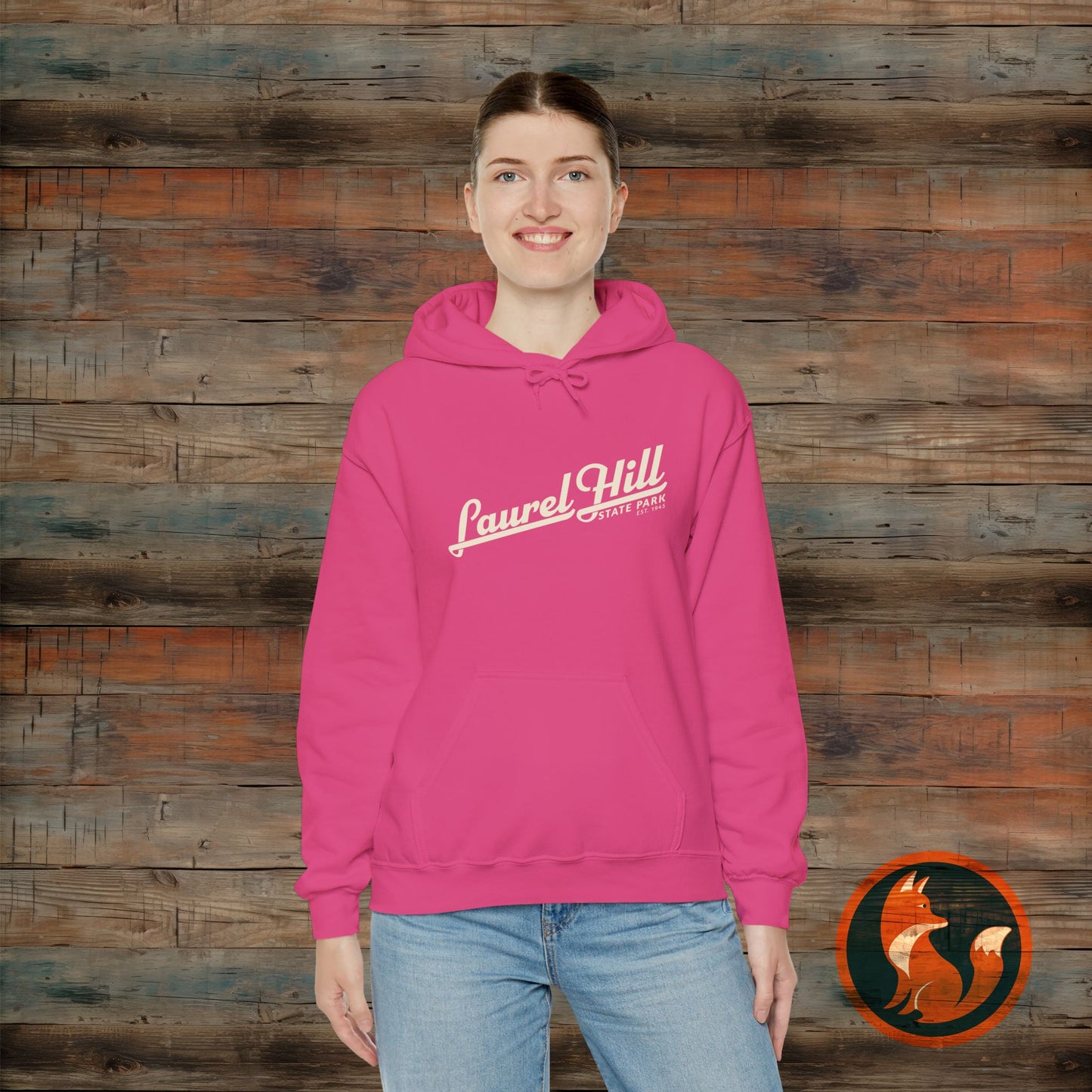 Laurel Hill State Park Vintage Hoodie, Comfort Apparel, Unisex Sweatshirt, Casual Wear, Gift for Him/Her, Cozy Layering
