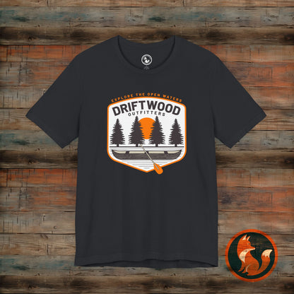 Driftwood Outfitters Unisex Tee, Adventure Shirt, Nature Lover Gift, Camping Apparel, Casual Wear, Perfect all Year