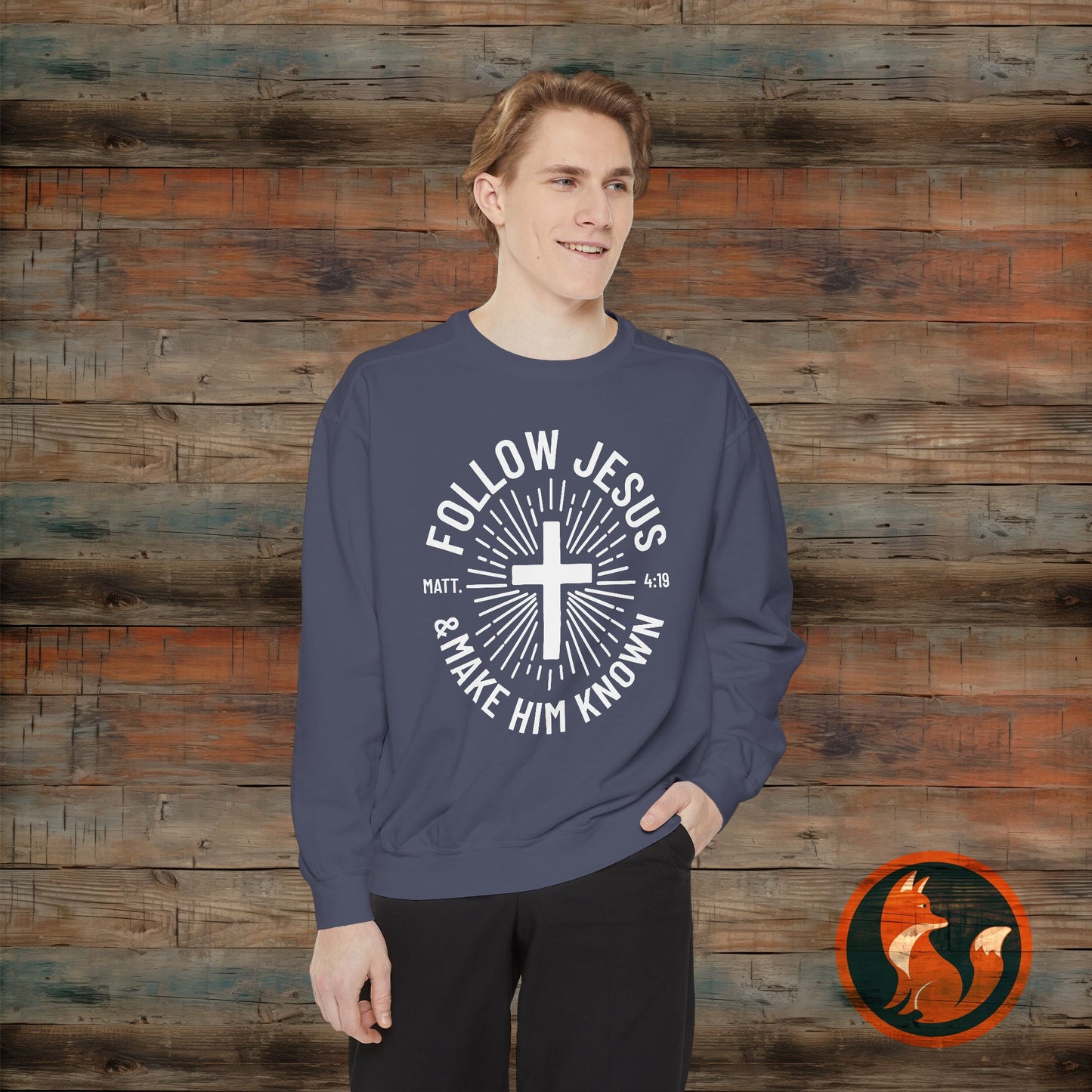 Faith-Inspired Sweatshirt: Follow Jesus & Make Him Known, Christian Gift, Inspirational Apparel, Unisex Fashion, Religious Sweatshirt
