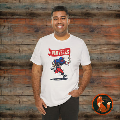 Orlando Panthers CoFL Unisex Jersey Tee, Sporty T-Shirt, Game Day Apparel, Football Fan Shirt, Athletic Wear, Casual Comfort