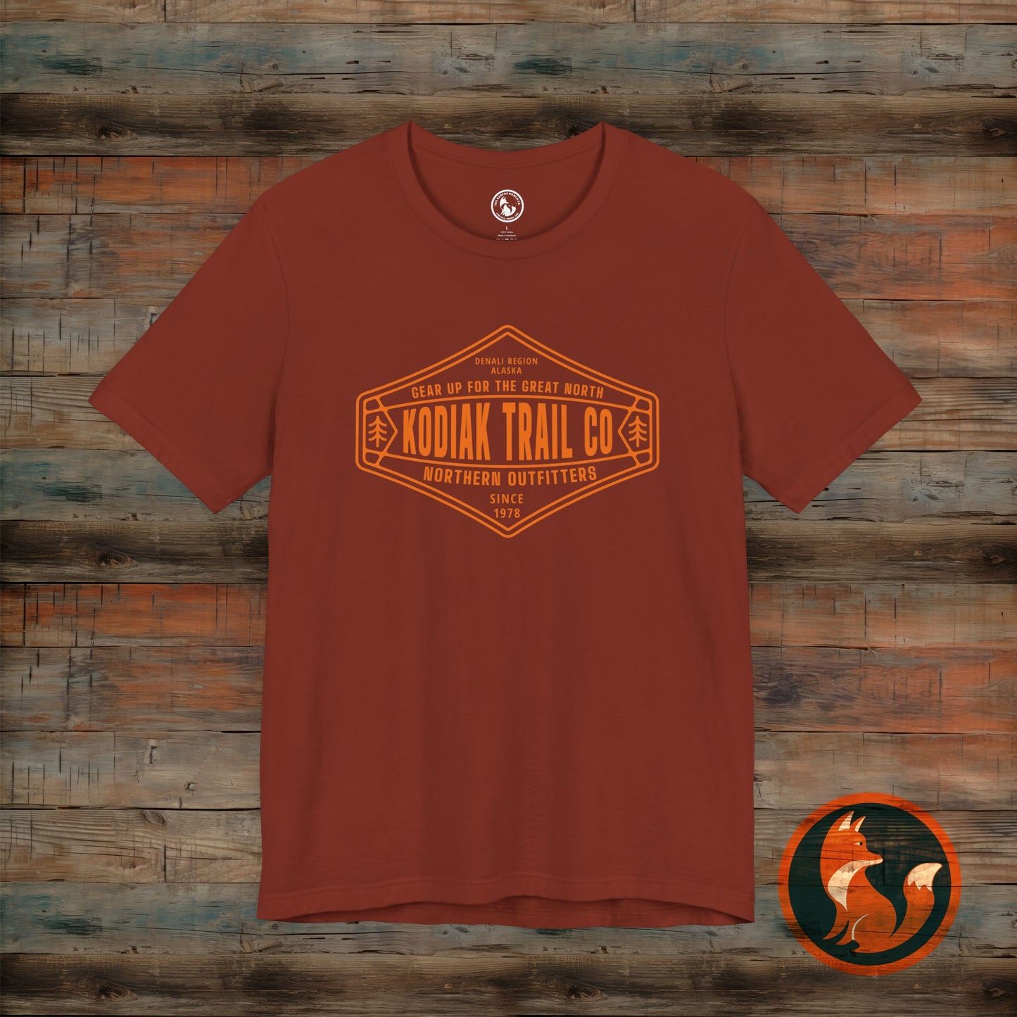 Rustic Outdoor Adventure Tee, Hiking Shirt, Vintage Style T-Shirt, Kodiak Trail Co Shirt, Great Outdoors Apparel