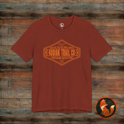 Rustic Outdoor Adventure Tee, Hiking Shirt, Vintage Style T-Shirt, Kodiak Trail Co Shirt, Great Outdoors Apparel