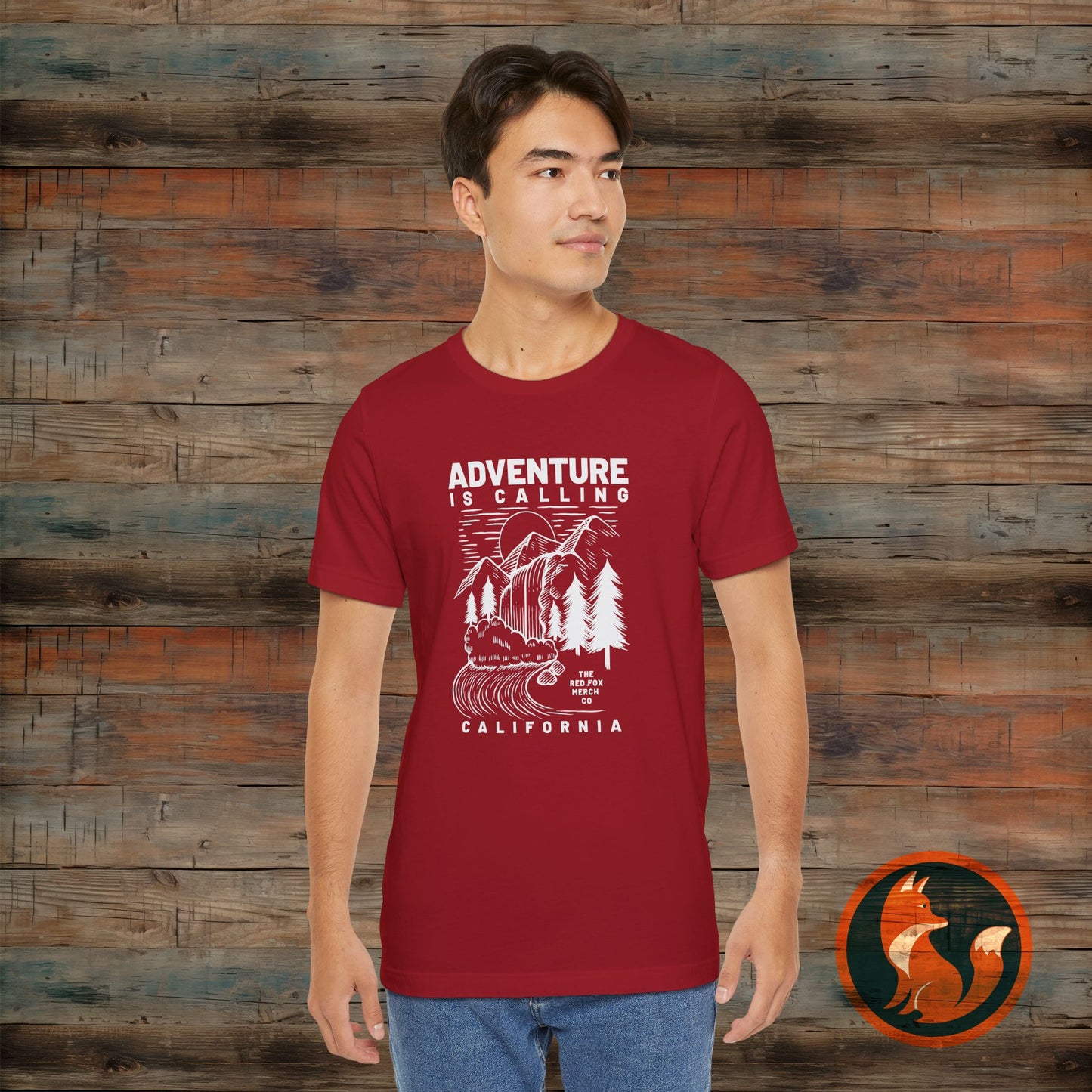 Adventure Is Calling Unisex Tee | Perfect for Outdoor Lovers, Camping, Hiking, Travel, Gifts