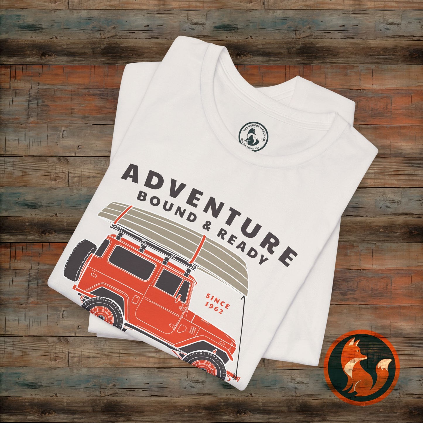 Adventure Bound & Ready Tee, Unisex T-Shirt, Outdoor Apparel, Camping Gift, Travel Shirt, Adventure Lover's Top