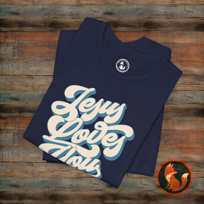 Jesus Loves You Unisex Tee, Inspirational T-Shirt, Faith-Based Apparel, Gift for Christians, Casual Everyday Wear