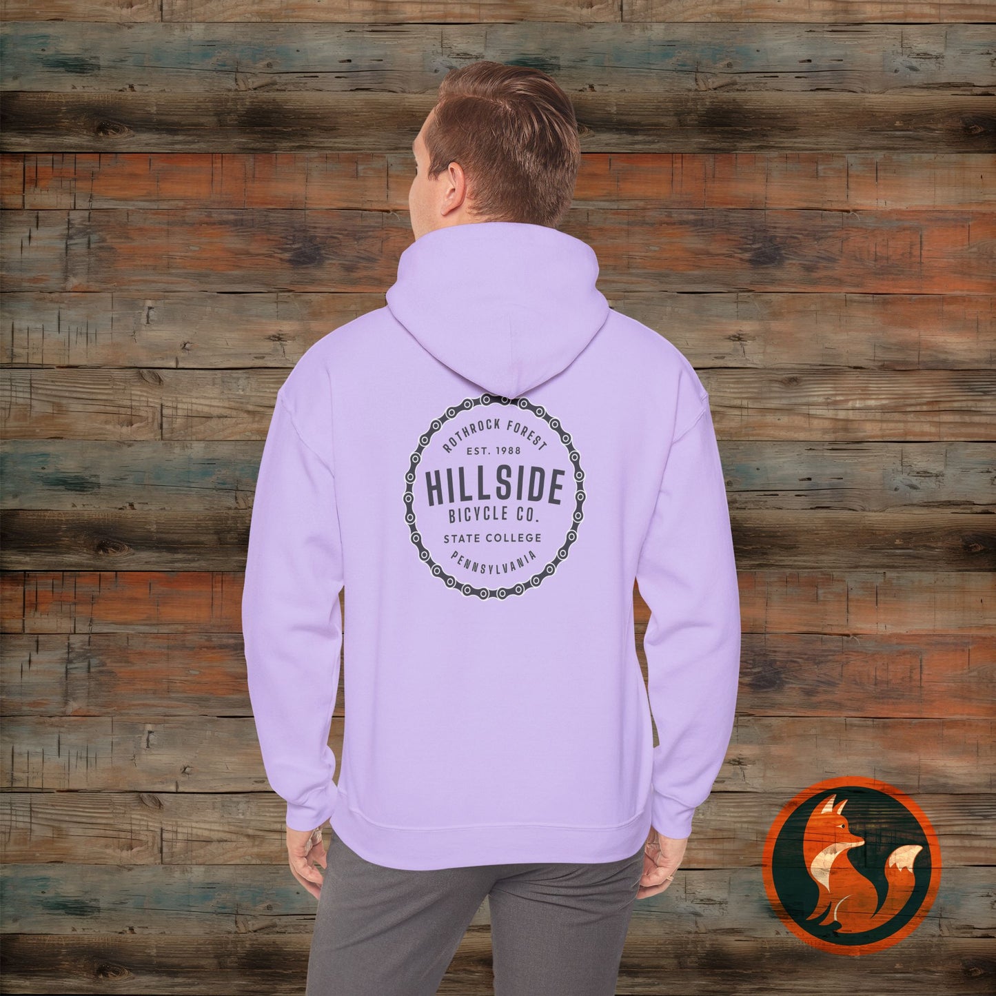 Hooded Sweatshirt with Hillside Bicycle Co. Design | Cozy Unisex Apparel, Perfect Gift for Cyclists, Casual Wear for All Seasons, [...]