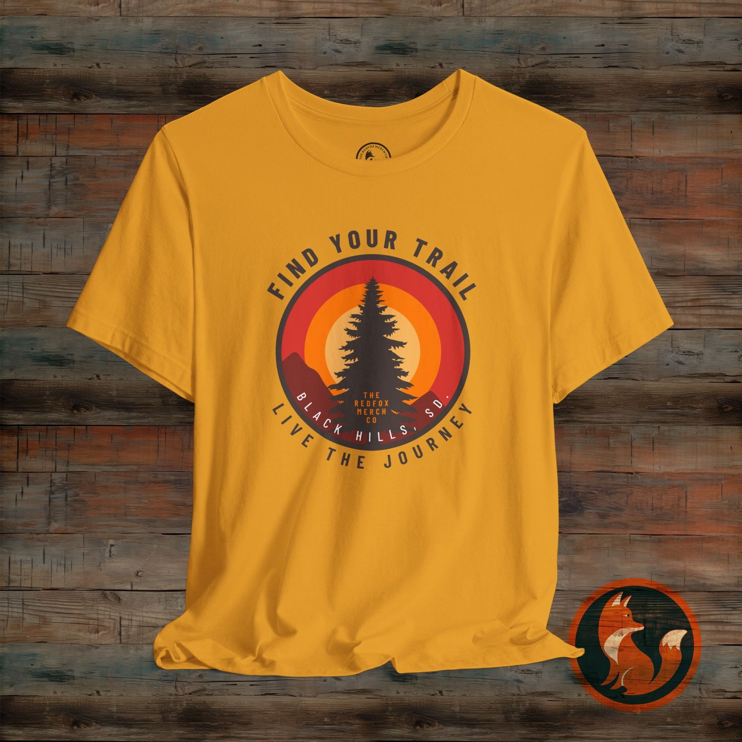 Unisex Adventure T-Shirt - Find Your Trail, Live the Journey, Outdoor Tee, Hiking Gift, Nature Lover Apparel