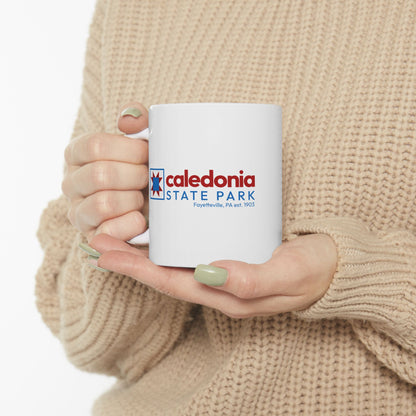 Caledonia State Park Ceramic Mug, 11oz, Perfect for Nature Lovers, Great Gift for Hikers, Coffee Lovers, Travel Memento