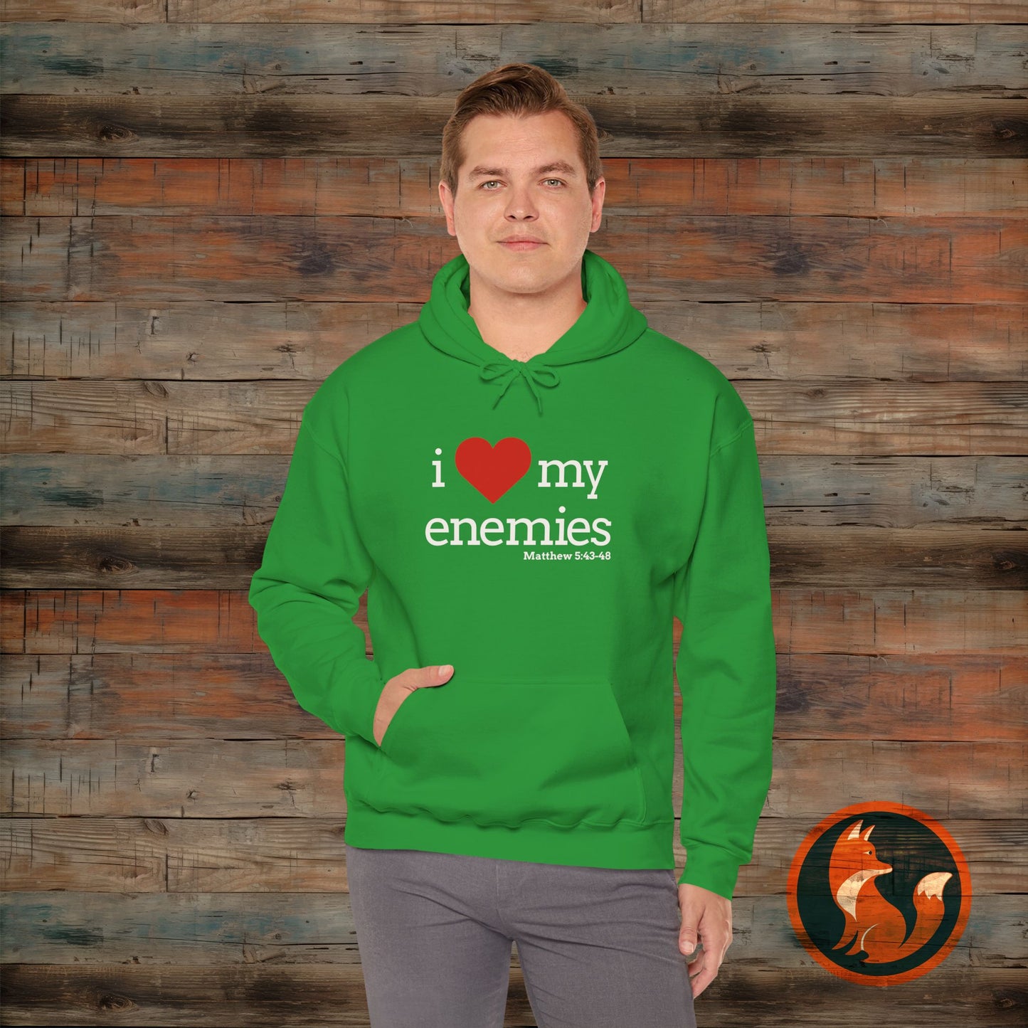 I love My Enemies Hoodie - Unisex Heavy Blend Sweatshirt, Christian Apparel, Gift for Faith Lovers, Inspirational Clothing, Cozy [...]