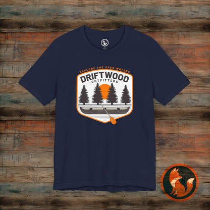 Driftwood Outfitters Unisex Tee, Adventure Shirt, Nature Lover Gift, Camping Apparel, Casual Wear, Perfect all Year