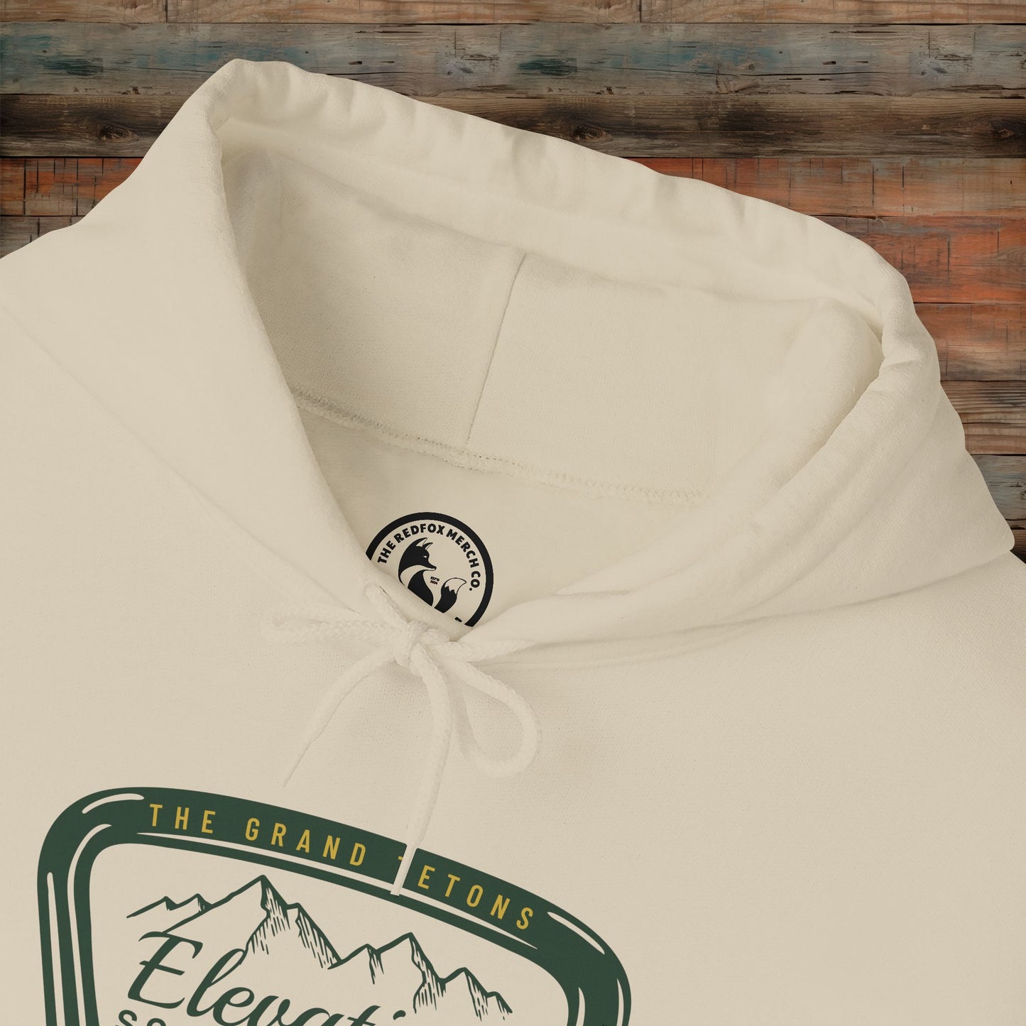 Elevation Society Hoodie, Cozy Unisex Sweatshirt for Outdoor Adventures, Perfect for Friends, Gift for Grads, Casual Wear, Travel