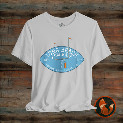 Retro Long Beach Football Tee, Unisex T-Shirt, Casual Wear, Sports Apparel, Gift for Football Lovers, Vintage Style