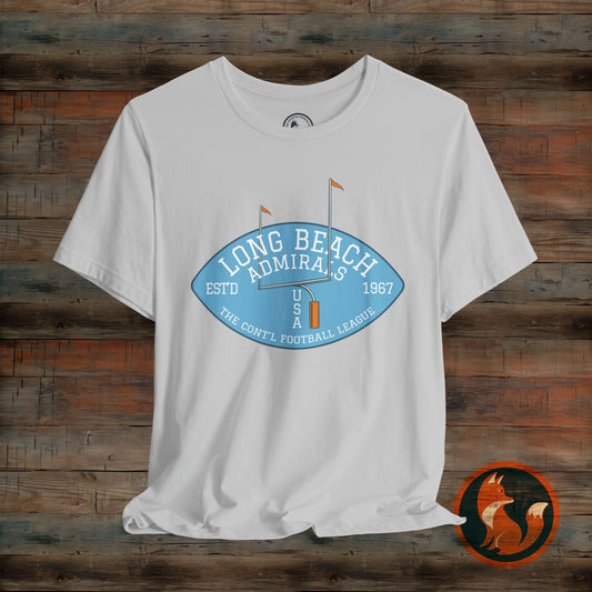 Retro Long Beach Football Tee, Unisex T-Shirt, Casual Wear, Sports Apparel, Gift for Football Lovers, Vintage Style