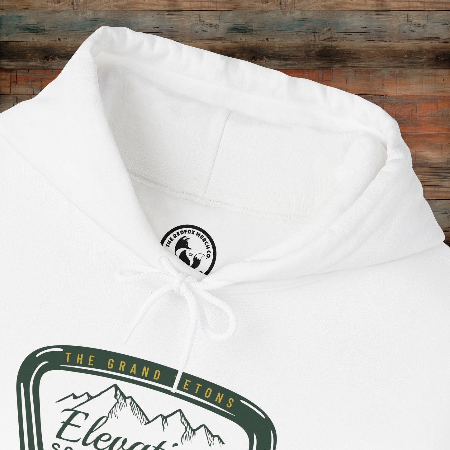 Elevation Society Hoodie, Cozy Unisex Sweatshirt for Outdoor Adventures, Perfect for Friends, Gift for Grads, Casual Wear, Travel