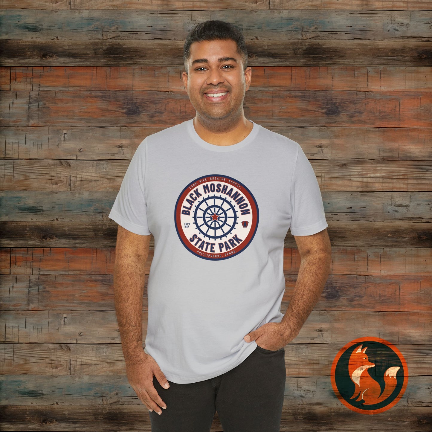 Black Moshannon State Park Tee, Unisex Nature Shirt, Outdoor Adventure Top, Camping Gift, Summer Travel Apparel