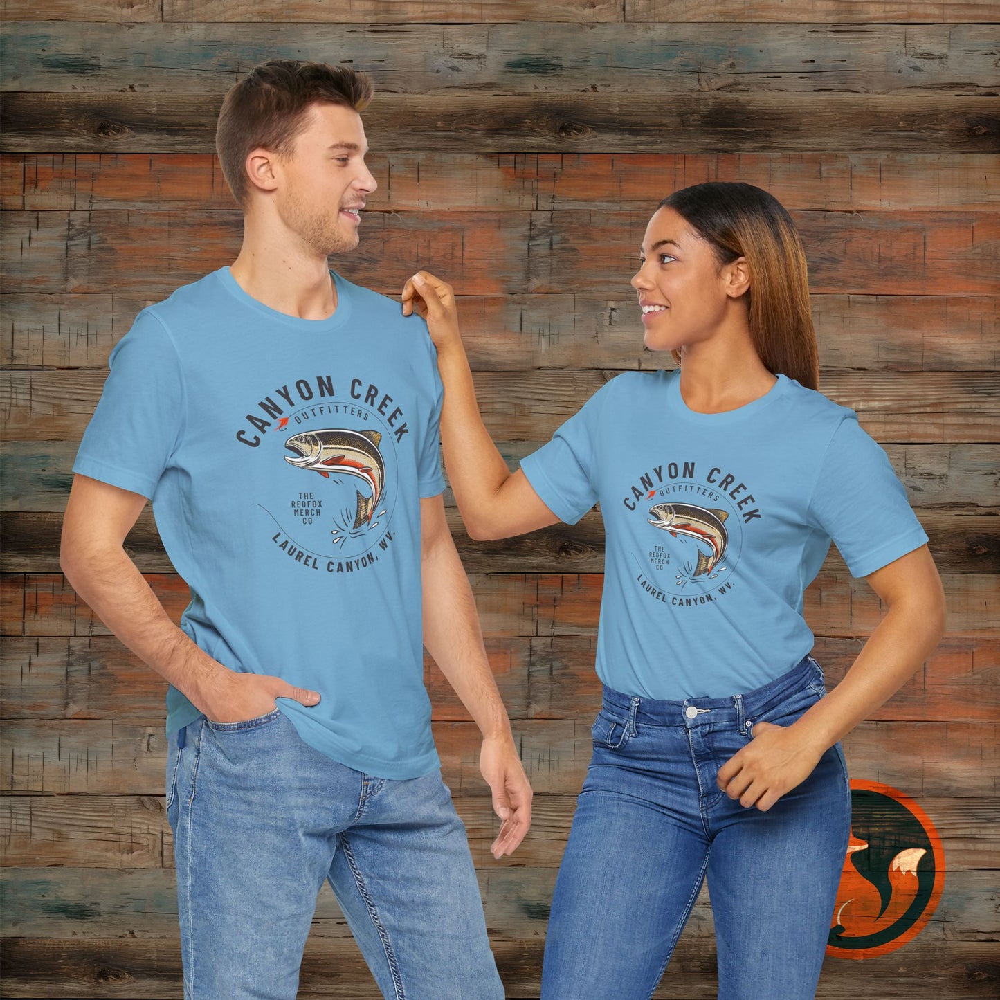 Canyon Creek Vintage Fishing Tee, Unisex Casual Shirt, Outdoor Adventure Apparel, Gift for Anglers, Nature Lover's Tee