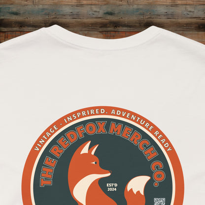 RedFox Graphic Tee for Official Merch, Casual Unisex Shirt, Outdoor Adventure Apparel, Gift for Wildlife Enthusiasts, Eco-Friendly Fashion