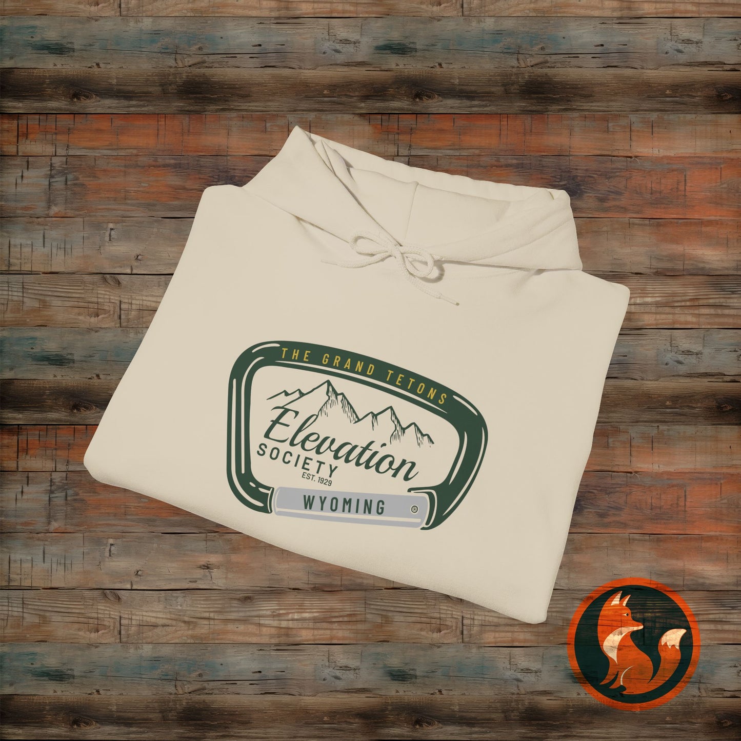 Elevation Society Hoodie, Cozy Unisex Sweatshirt for Outdoor Adventures, Perfect for Friends, Gift for Grads, Casual Wear, Travel