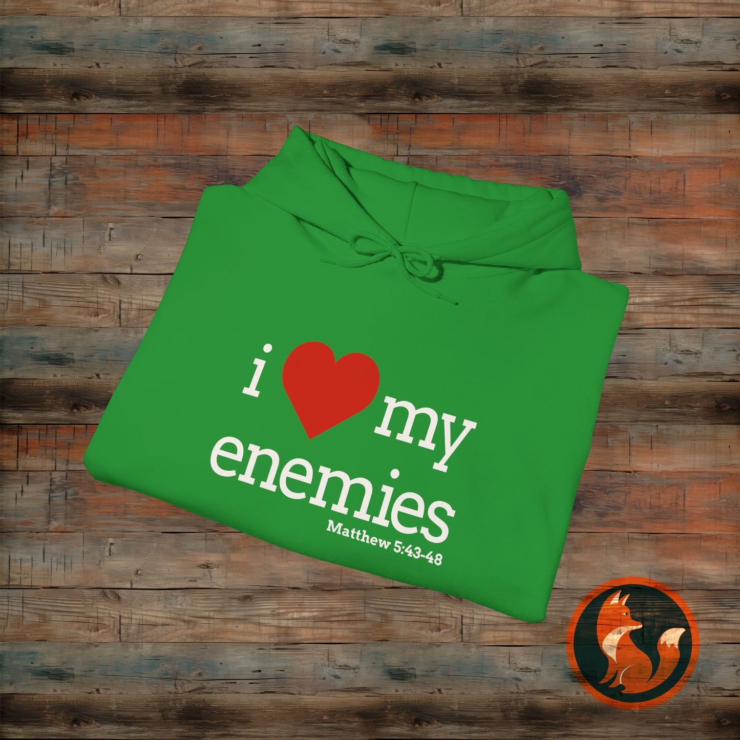 I love My Enemies Hoodie - Unisex Heavy Blend Sweatshirt, Christian Apparel, Gift for Faith Lovers, Inspirational Clothing, Cozy [...]