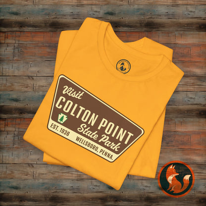 Vintage Colton Point Park Tee - Unisex Jersey Short Sleeve T-Shirt, Casual Outdoor Wear, Travel Souvenir, Nature Lover Gift, Camping Apparel