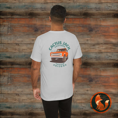 Cactus Jack Vintage Tee, Unisex Short Sleeve Shirt, Retro Graphic Tee, Car Enthusiast Gift, Casual Streetwear, Arizona Pride