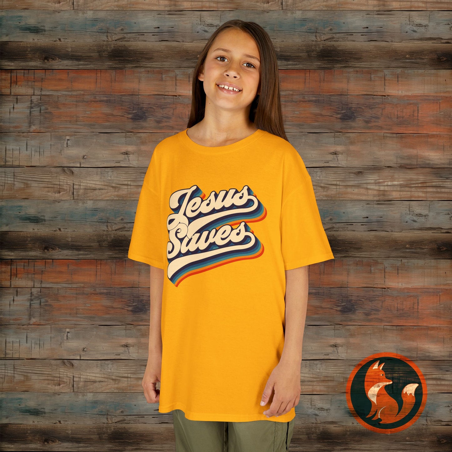 Kids Jesus Saves Tee, Cute Christian Tee, Church T-Shirt, Kids Casual Wear, Faith-Based Apparel