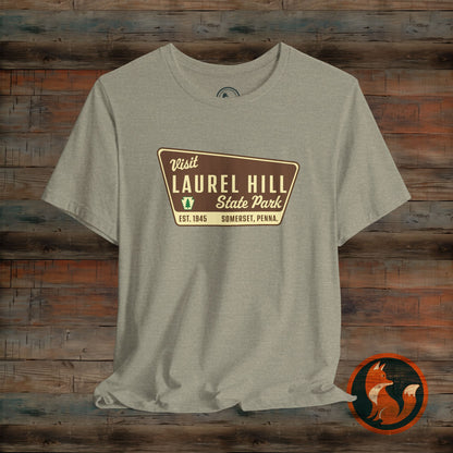 Laurel Hill State Park Tee, Vintage Nature T-Shirt, Unisex Outdoor Apparel, Perfect Gift for Nature Lovers, Summer Travel Gear