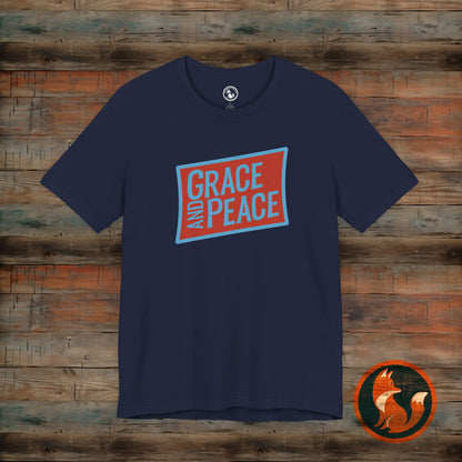 Grace and Peace Unisex Tee, Casual Wear, Everyday Style, Spiritual Gift, Faith-Based Fashion, Comfortable T-Shirt, Thoughtful Present