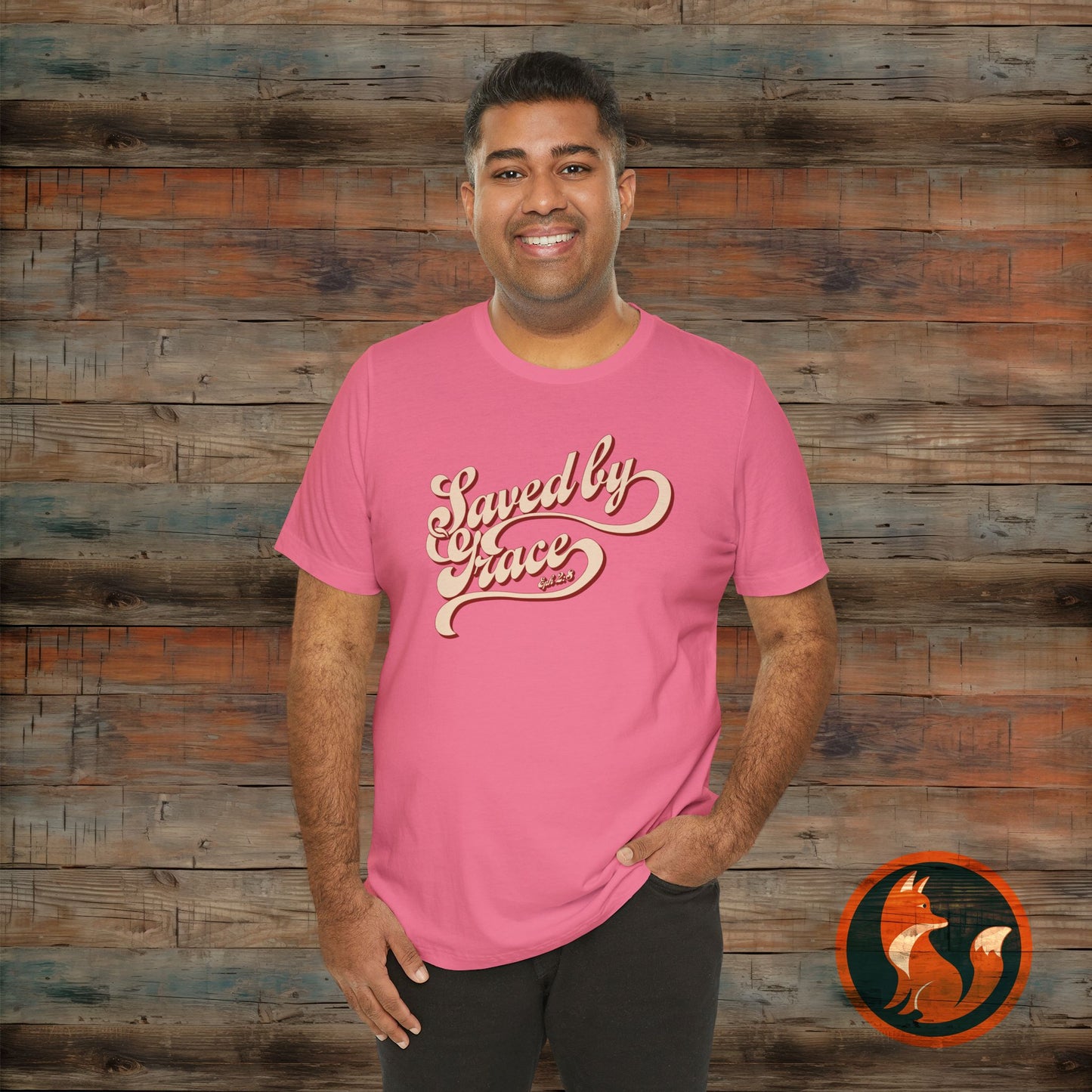 Saved by Grace Unisex Tee, Casual Faith Shirt, Inspirational T-shirt, Christian Apparel, Gift for Believers