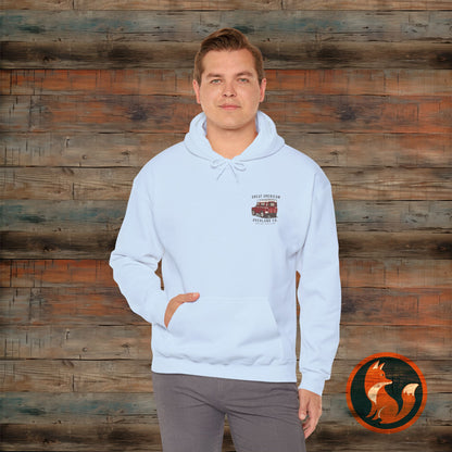 Great American Overland Hoodie - Adventure Sweater for Road Trips, Travel Gift, Outdoor Activities, Vintage Style, Camping Apparel