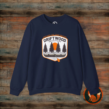 Driftwood Outfitters Crewneck Sweatshirt - Cozy Unisex Pullover for Outdoor Lovers, Perfect for Camping, Hiking, or Casual Wear, [...]