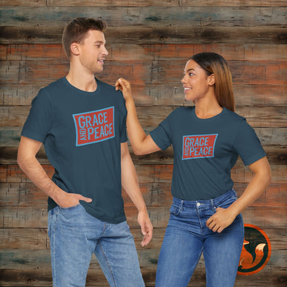 Grace and Peace Unisex Tee, Casual Wear, Everyday Style, Spiritual Gift, Faith-Based Fashion, Comfortable T-Shirt, Thoughtful Present