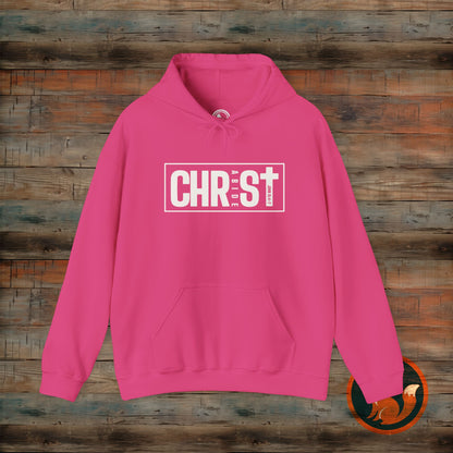 Faith-Inspired Hoodie with Christ Design | Cozy Christian Apparel, Unisex Sweatshirt, Casual Wear, Gift for Believers, Church Events