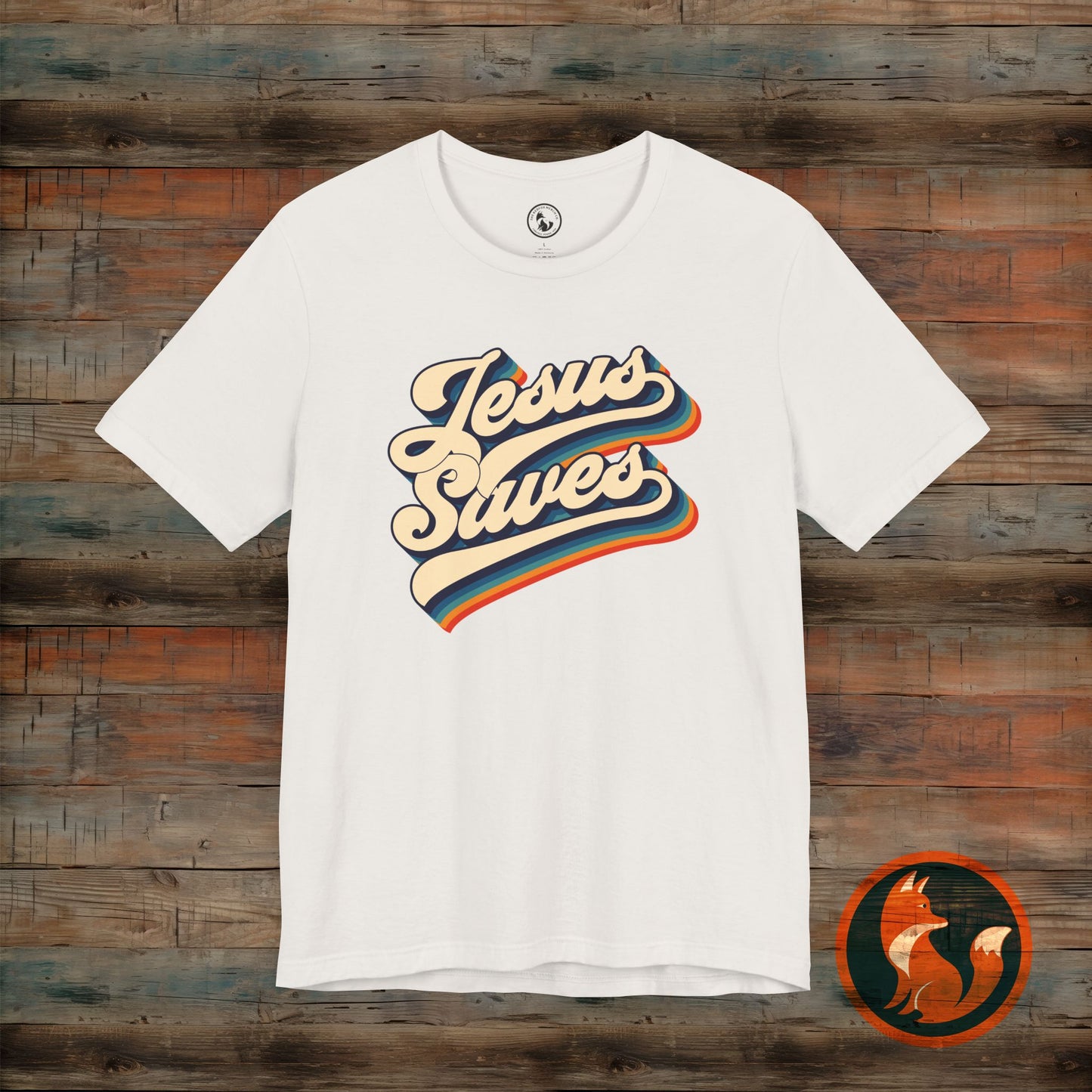 Stylish Jesus Saves Tee, Faith-Based Tee, Unisex Graphic Shirt, Everyday Comfort, Perfect Gift for Believers