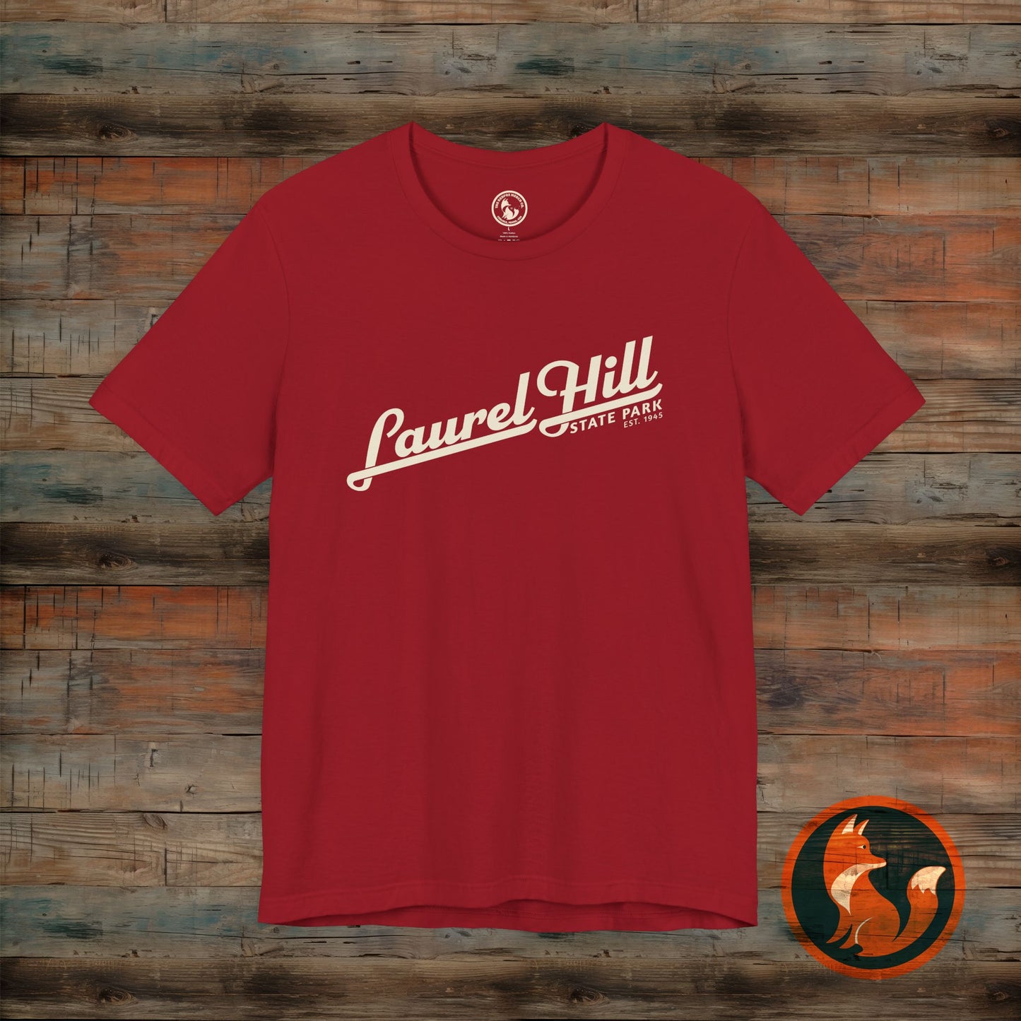 Laurel Hill State Park Tee, Unisex Green Short Sleeve Shirt for Outdoor Lovers, Nature Gift, Adventure Apparel, Hiking T-Shirt, Summer Wear