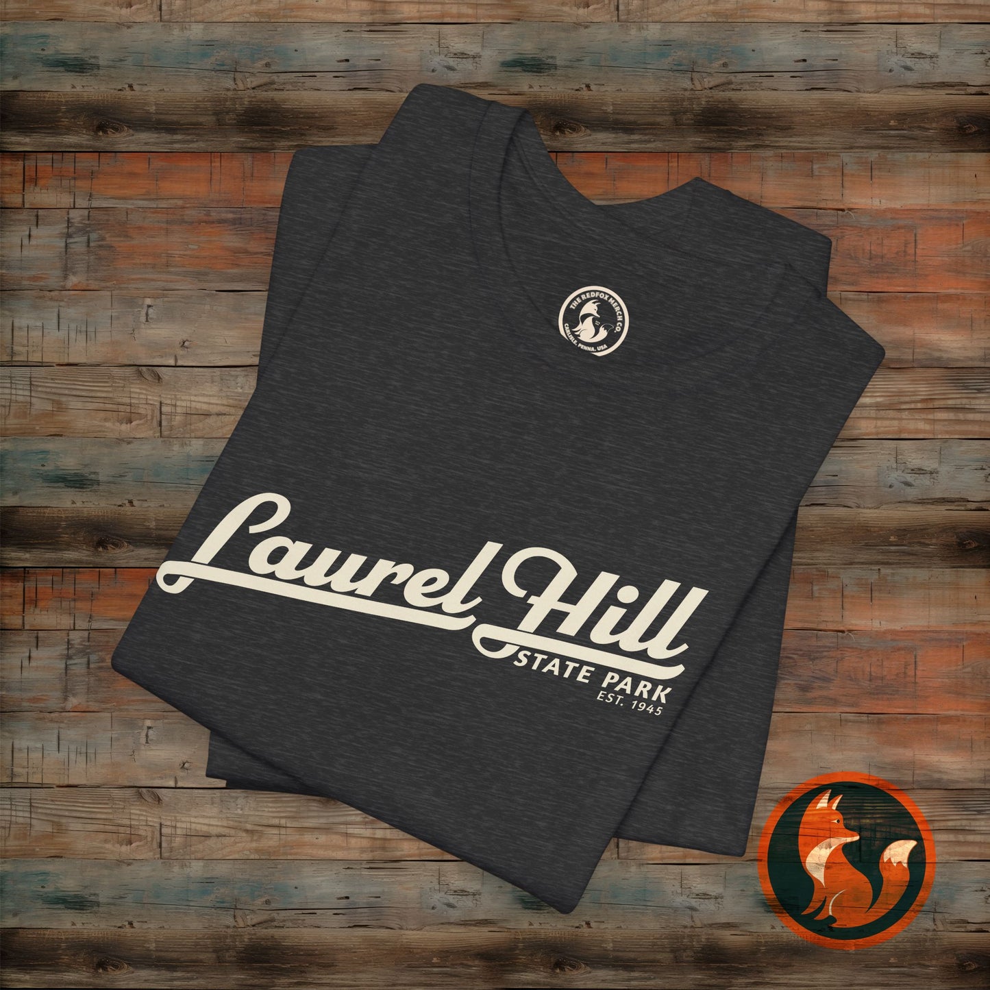 Laurel Hill State Park Tee, Unisex Green Short Sleeve Shirt for Outdoor Lovers, Nature Gift, Adventure Apparel, Hiking T-Shirt, Summer Wear