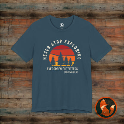 Adventure-Inspired Unisex Jersey Tee - Perfect for Explorers, Travel Lovers, Outdoor Enthusiasts, Vacation Wear, Gift for Nature Lovers