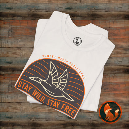 Stay Wild Unisex Short Sleeve Tee, Adventure Shirt, Nature Tee, Outdoorsy Apparel, Gift for Nature Lovers