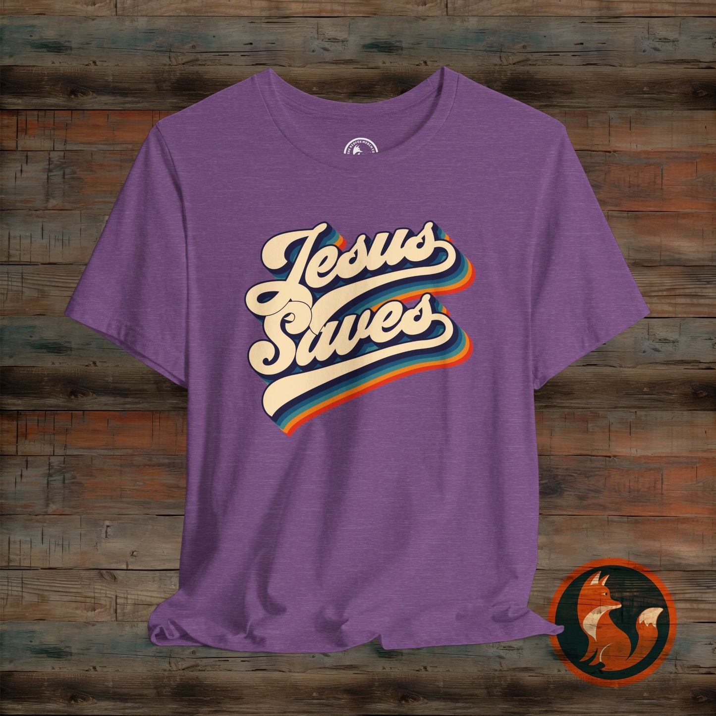 Stylish Jesus Saves Tee, Faith-Based Tee, Unisex Graphic Shirt, Everyday Comfort, Perfect Gift for Believers
